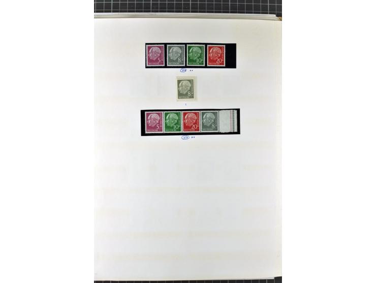 1949/1987, in den Hauptnummern überkpl. postfrische (wenige Werte ungebraucht) und gestempelte Sammlung, dabei Anfangsausgabe