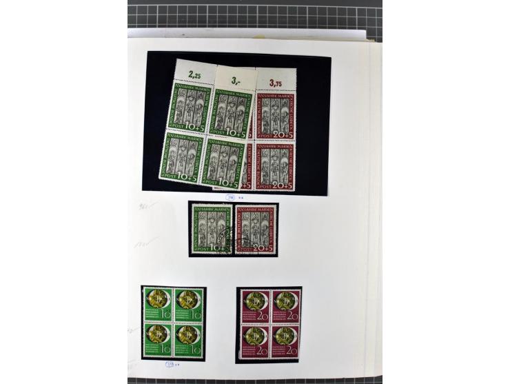 1949/1987, in den Hauptnummern überkpl. postfrische (wenige Werte ungebraucht) und gestempelte Sammlung, dabei Anfangsausgabe