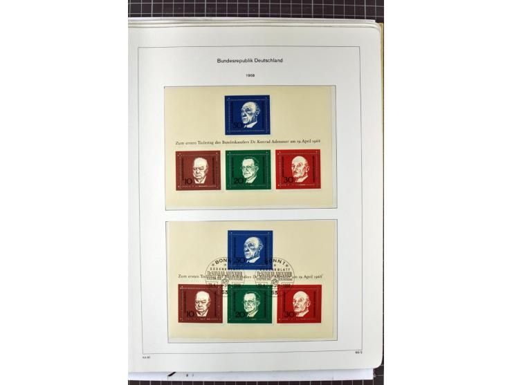 1949/1987, in den Hauptnummern überkpl. postfrische (wenige Werte ungebraucht) und gestempelte Sammlung, dabei Anfangsausgabe