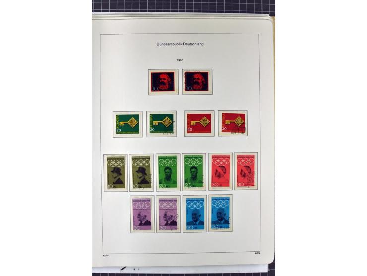1949/1987, in den Hauptnummern überkpl. postfrische (wenige Werte ungebraucht) und gestempelte Sammlung, dabei Anfangsausgabe