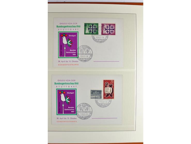 1948/1990, in den Hauptnummern postfrisch und gestempelt jeweils kpl. Sammlung, dabei Berlin Bl. 1 gestempelt mit Fotoattest 