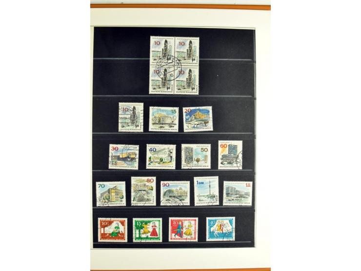 1948/1990, in den Hauptnummern postfrisch und gestempelt jeweils kpl. Sammlung, dabei Berlin Bl. 1 gestempelt mit Fotoattest 