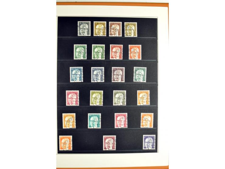 1948/1990, in den Hauptnummern postfrisch und gestempelt jeweils kpl. Sammlung, dabei Berlin Bl. 1 gestempelt mit Fotoattest 