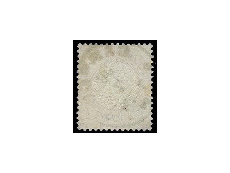 1 Gr. karmin mit T&T-EKr. "CASSEL 30 7" mit ca. 2 mm nach links oben versetzter Doppelprägung, Register-Nr. 365, Kabinett, Fo