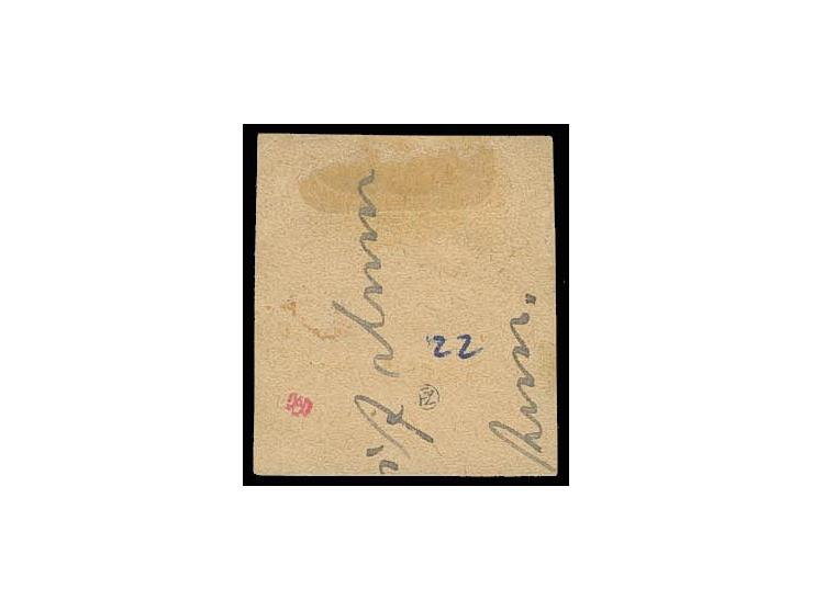 5 Gr. ockerbraun mit Postamts-Nummernstempel "GLEIWITZ 1 25/12 75" auf Briefstück mit ca. 3 mm nach links versetzter Doppelpr