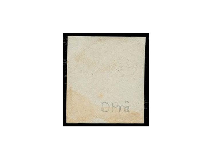 2 1/2 auf 2 1/2 Gr. braunorange mit um 1,9 mm nach rechts versetzter Doppelprägung auf Briefstück mit EKr. "TRIER 27.11.75", 