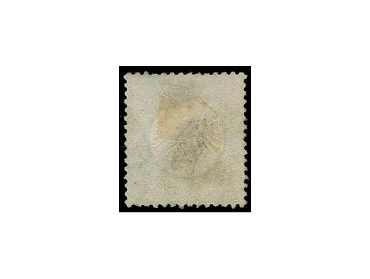 1 Gr. karminrosa mit seltenem Plattefehler 'heller Strich im Rahmen unten', Feld 150 und einem kleinen Schraubenkopfabdruck i