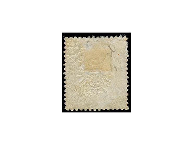 9 auf 9 Kr. braunorange mit Ra3 "PFORZHEIM / POST-EXP / ... 74" mit stark horizontal versetzter Zähnung ca. 2 mm nach oben ve