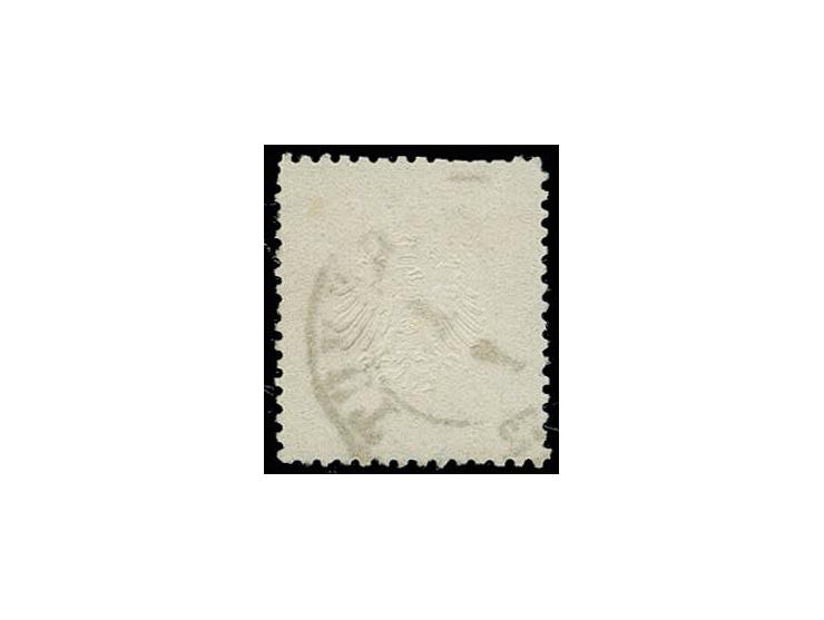 1/3 Gr. gelblichgrün mit Sachsen-DKr. "HERRNHUT 1 I 72", seltener Ersttagsstempel, in der Zähnung nicht ganz perfekt, Fotoatt