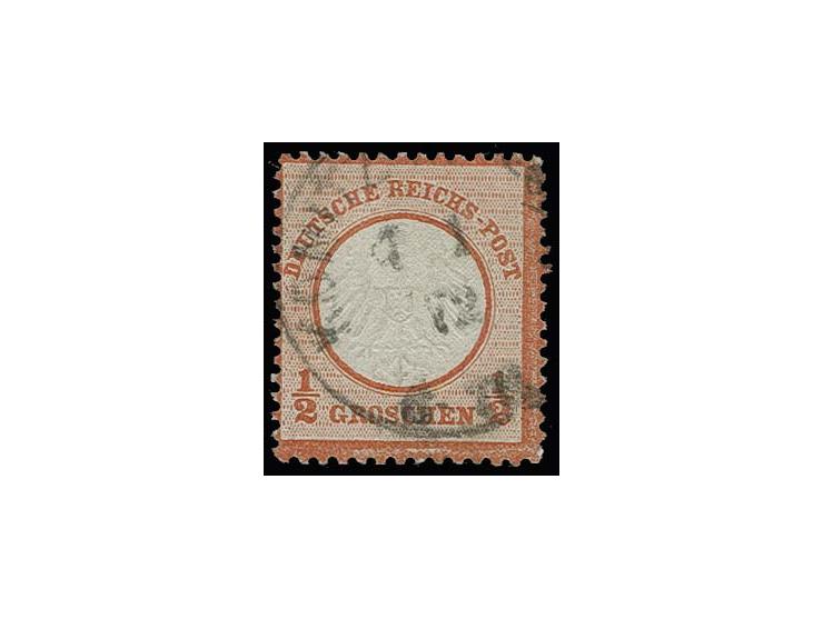 ½ Gr. rötlichorange mit Ersttagsstempel "KONITZ 1 1 72", Kabinett, Fotoattest Sommer BPP