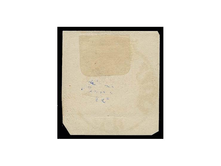 ¼ Gr. grauviolett mit Sachsen DKr. "LEIPZIG P. V. No 11 31 DEC 74" auf Briefstück, sehr schöner Letzttagsstempel, Kabinett, F