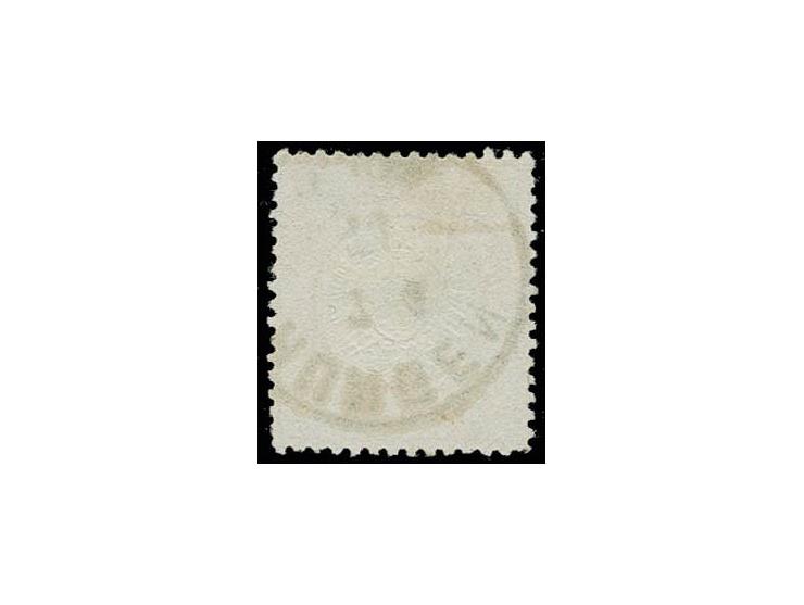 2 Kr. orange mit klarem EKr. "HUNGEN 7.4.74", farbfrisch mit deutlicher Prägung und guter Zähnung, einwandfrei mit Fotoattest