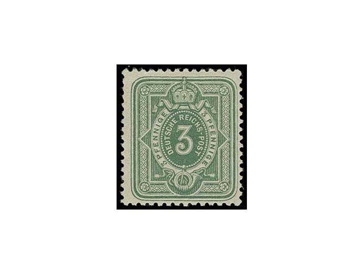 3 Pfge. bläulichgrün, postfrisch, Kabinett, sign. Zenker BPP und Fotoattest Wiegand BPP