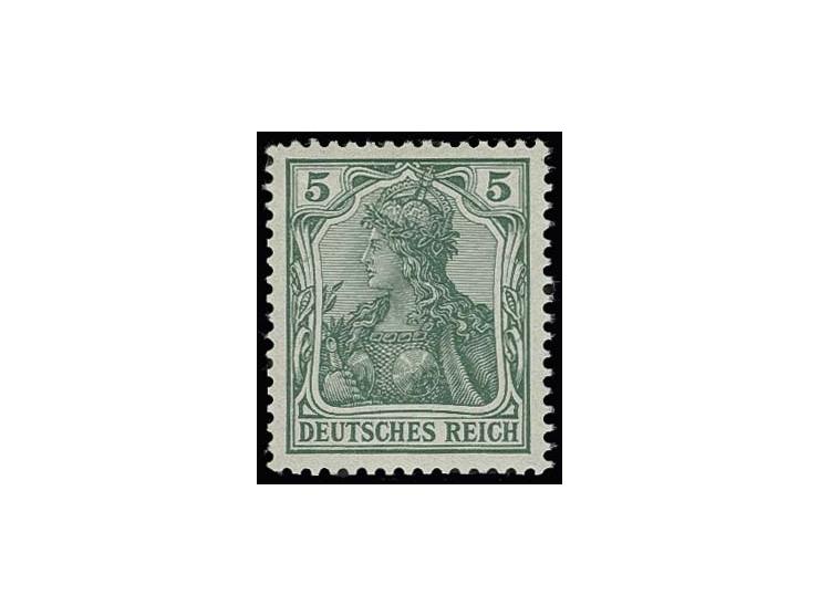 5 Pfg. bläulichgrün, postfrisch, oben ein kurzer Zahn, sonst einwandfrei, u.a. sign. Zenker BPP und Befund Jäschke-L. BPP