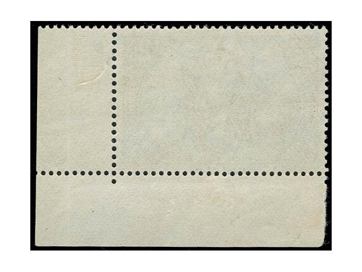 2 M. aus der rechten unteren Bogenecke, postfrisch (Falzrest im Unterrand), Kabinett, Befund Jäschke-L. BPP
