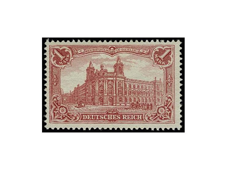 1 M. karminrot, sauber ungebraucht, Kabinett, u.a. sign. Hoffmann-Giesecke BPP und Fotoattest Jäschke-L. BPP