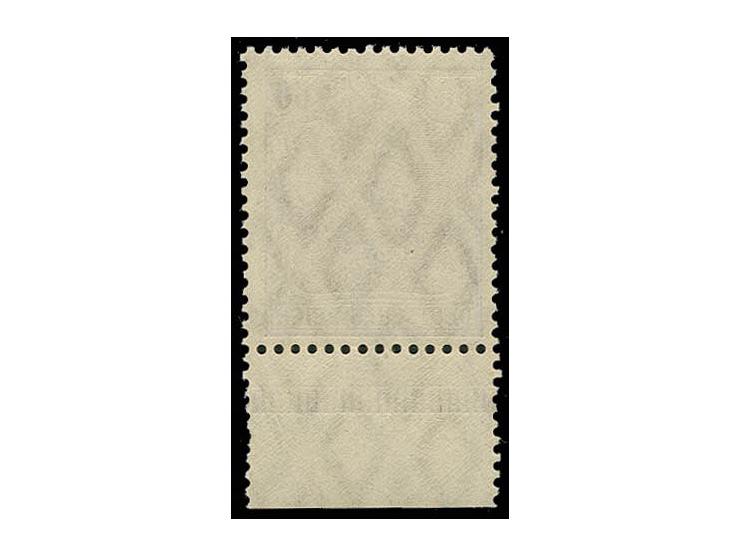 60 Pfg. dunkelrötlichlila, mit Unterrand, postfrisch, Kabinett, Fotoattest Jäschke-L. BPP