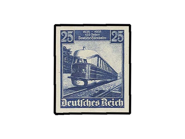 25 Pfg. ungezähnt, sauber ungebraucht, Kabinett, sign.