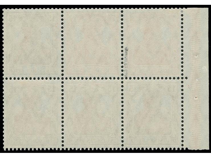 1916/17, Heftchenblatt Germania 7½ + 15 Pfg. mit Mi.-Nr. 99a, linke obere Marke kleine Falzspur, sonst postfrich, Pracht, sig