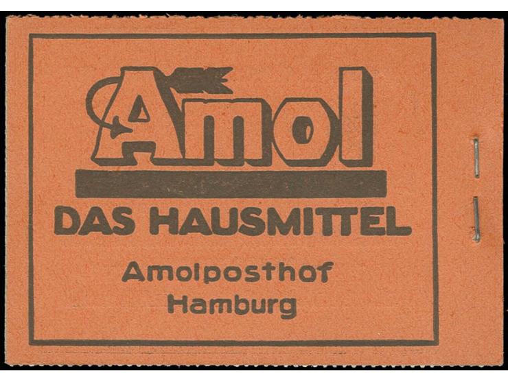 Germania mit O-Nr. 10, H-Blätter unbedruck/Strichleisten, dabei H-Bl.15 mit nicht gelisteter Variante, postfrisch, Pracht (Mi