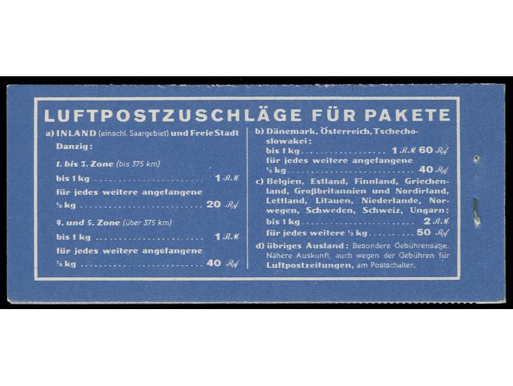 1931, Flugpost mit O-Nr.3, postfrisch, Klammer originär fehlerhaft, interessante Variante (Mi. 1.200,-)