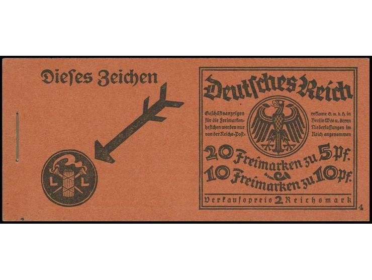dito, postfrisch, letztes H-Blatt winzige Haftspuren und ein Zwischenblatt kleine Bugspur, Fotoattest H.D. Schlegel BPP (Mi. 