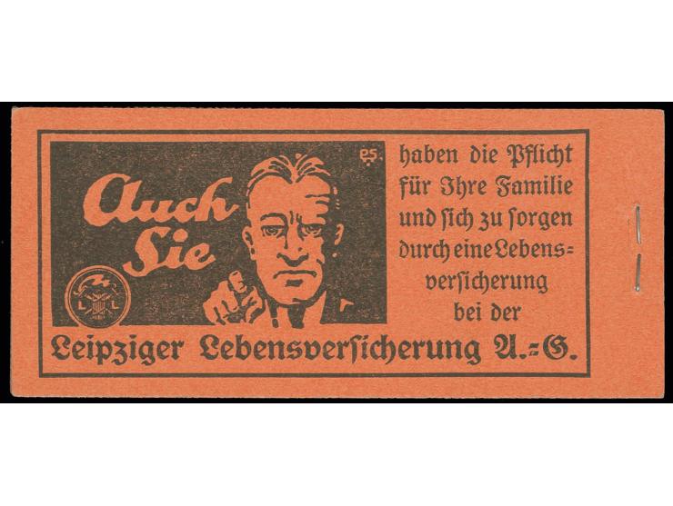 dito, postfrisch, letztes H-Blatt winzige Haftspuren und ein Zwischenblatt kleine Bugspur, Fotoattest H.D. Schlegel BPP (Mi. 
