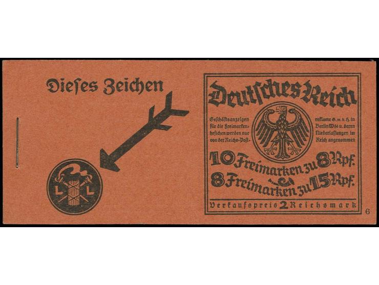 dito, mit O-Nr. 6, H-Blätter jeweils RLV uk (Mi. nicht gelistet), postfrisch mit leichten Anhaftungen (Mi. 8.000,- +)