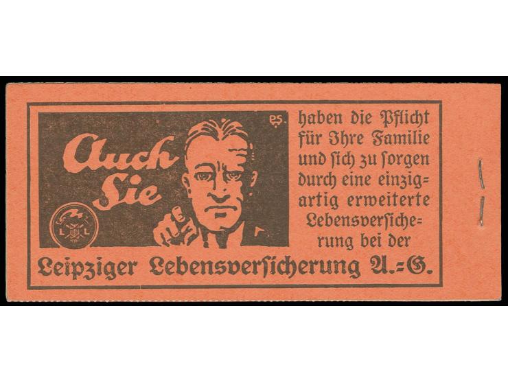 dito, mit O-Nr. 6, H-Blätter jeweils RLV uk (Mi. nicht gelistet), postfrisch mit leichten Anhaftungen (Mi. 8.000,- +)