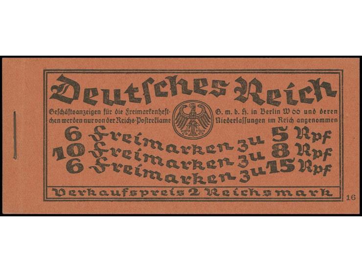 dito, mit O-Nr. 16, postfrisch und bis auf schwache Deckelauffaltspur in tadelloser Erhaltung (Mi. 3.000,-)