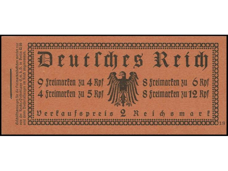 dito, in Type 26.1.4, dabei H -Bl.61 ohne, 62 und 63 mit Strichleiste, postfrisch, Kabinett (Mi. 1.300,-)