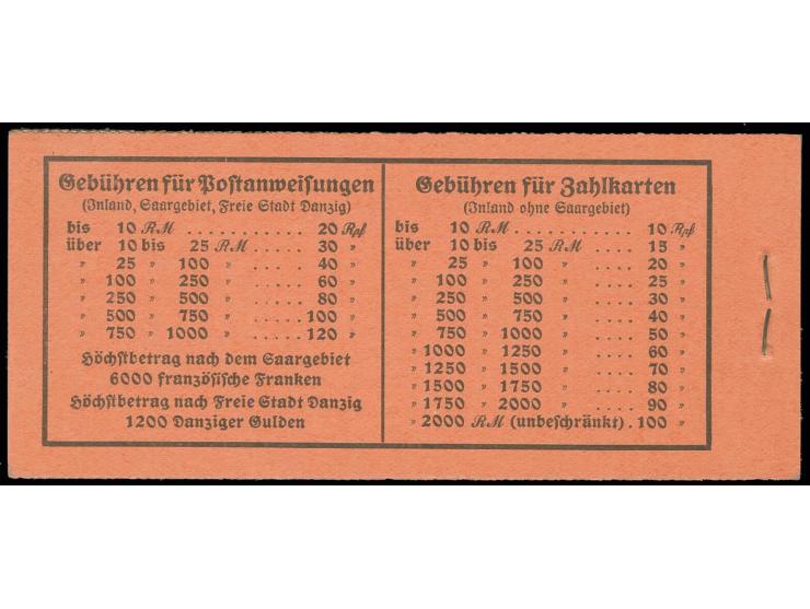 dito, in Type 26.2.4, dabei H-Bl.61 ohne sowie 62 und 63 mit jeweils unterbrochener Strichleiste, postfrisch, Kabinett (Mi. 1