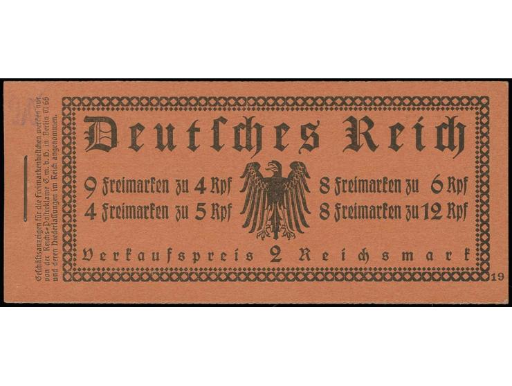 dito, in Variante 26.2.2, dabei H-Bl.63 mit Teil-HAN, Vorderdeckel kleine Beschriftung, sonst tadellos, postfrisch (Mi. 1.300