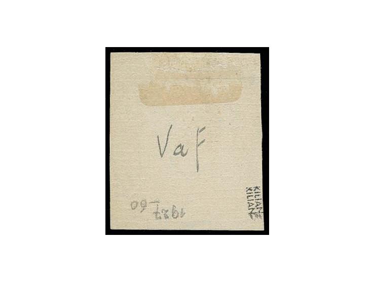 50 Pfg. lebhaftrötlichbraun mit EKr. "SHANGHAI *a 30.10.01" auf Briefstück, kaum sichtbarer Zahnlochspalt oben rechts, sonst 