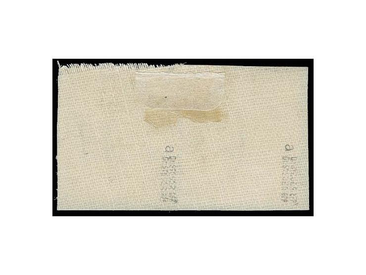 Vorläufer: Krone/Adler 10 Pfg. karminrosa im waagerechten Paar mit Stempel "STEPHANSORT * 20.9.91" auf knapp geschnittenem Br