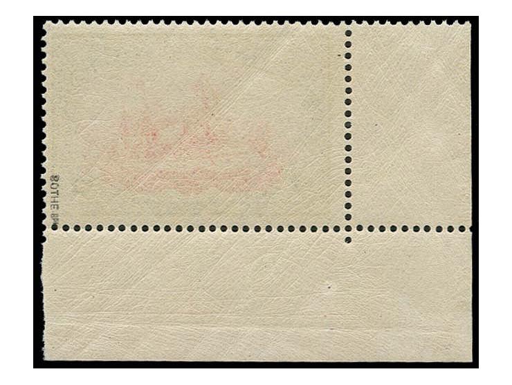 5 M. aus der linken unteren Bogenecke, postfrisch, Kabinett, sign. Bothe BPP (Mi. 480,-)