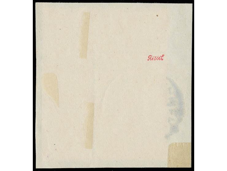 1900, 5 M., linke obere Bogenecke mit EKr. "VICTORIA 21 11 11" auf Briefstück, Kabinett, sign. Ressel (Mi. 600,-)