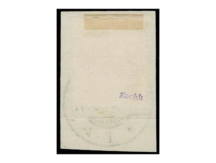 50 Pfg. mit Stempel "Danzig 1v 3.10.20" auf Briefstück, Pracht, Fotoattest Gruber BPP (Mi.1.000,-)
 
 