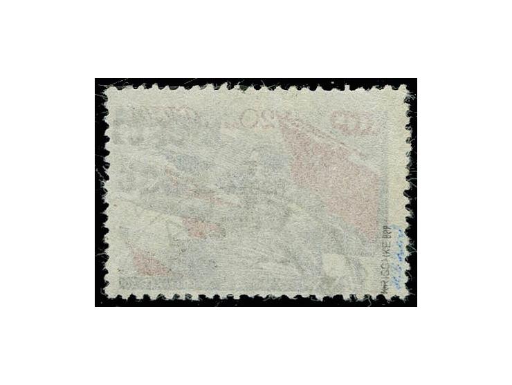  Rote Armee 1 Rbl. rot/schwarz, sauber gestempelt, Kabinett, Fotoattest Krischke BPP