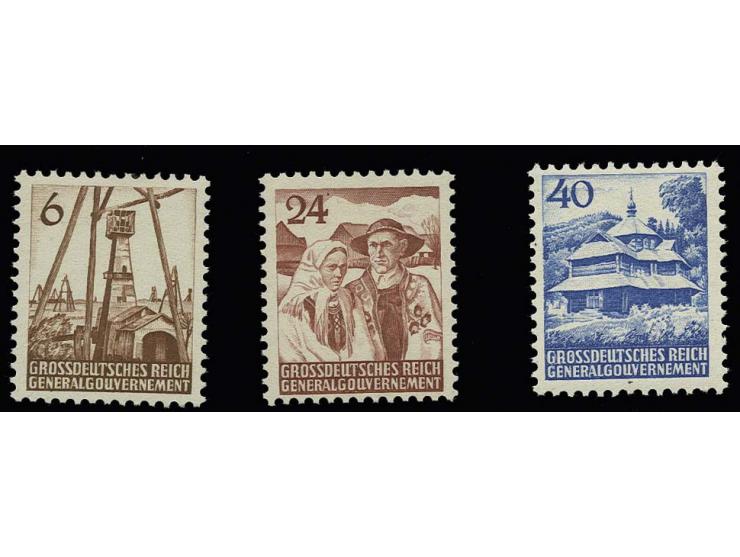 6-40 Gr. kpl., postfrisch, einwandfrei 