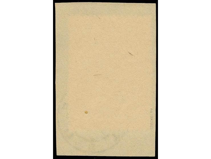 Usbekische SSR 30 K., Type III, sauber mit Stempel "TELSIAI -4 VIII. 41" auf Briefstück, Kabinett, sign. Krischke BPP