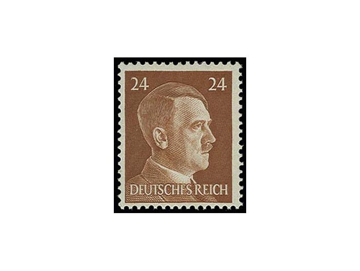 1941, Hitler 24 Pfg. mit Blindaufdruck auf der Gummiseite, postfrisch, Kabinett, Fotoattestkopie Krischke (für ehemaliges Paa