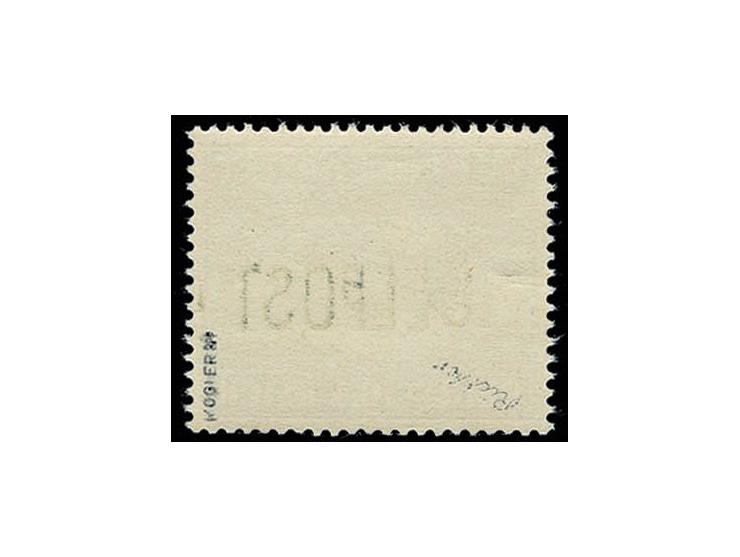 1945, Insel Leros gezähnt, Aufdruck in schwarzblauviolett (Type II), postfrisch, links eine kleine Druckspur, sonst einwandfr