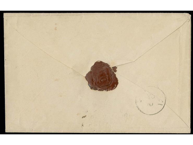 1850 (ca.), "Militärbrief" mit DKr. "BERLIN 23 10" an einen Unteroffizier in der Festung