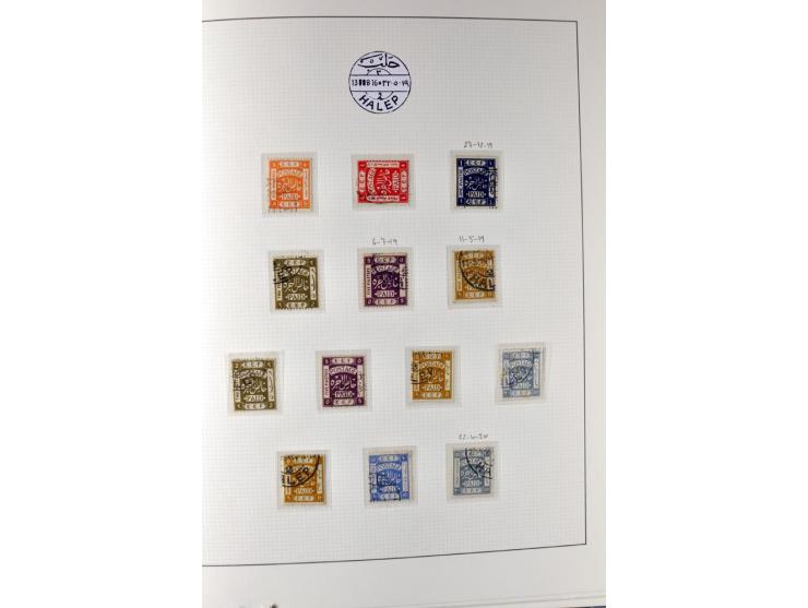 USED IN SYRIA: Quite extensive collection with numerous single stamps, multiples and pieces as well as about 40 covers incl. 