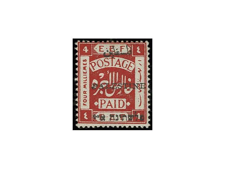 4 m. with "Z"-error, unused, fine, a very scarce stamp, signed Muentz with certificate (Bale 19Z)