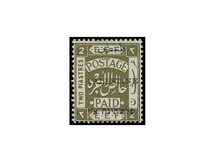 2 pia. with watermark variety 'crown missing', unused, fine, a scarce stamp, certificate Dorfman (Bale 22dI)