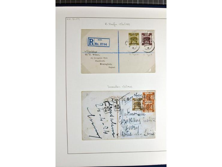 The remaining collections of unused and used stamps and 5 entires (3 registered), showing a wide range of varieties incl. a c