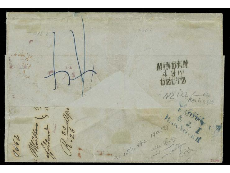 ARGENTINIEN: 1859/61, 10 Groschen grün, 2 Einzelwerte 3 Groschen braun und 1 Groschen karmin, alle voll- bis breitrandig und 
