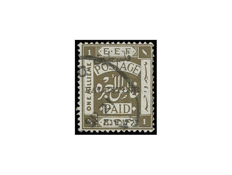 Perforated 14: 1 m. used, few shorter perfs at right; a nice copy of this very scarce stamp, signed Hoexter and certificate D